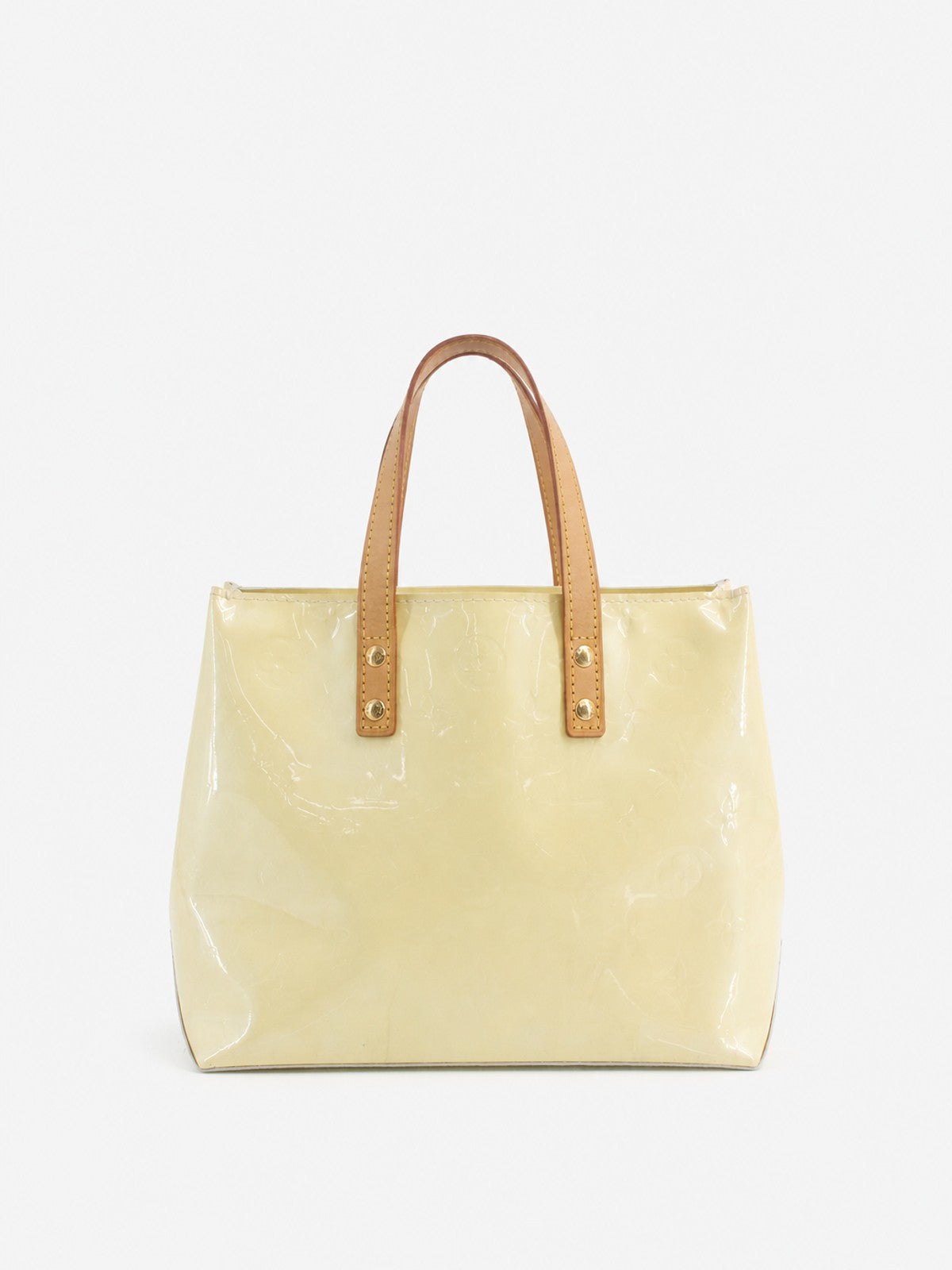 Louis Vuitton Reade PM Yellow Vernis leather