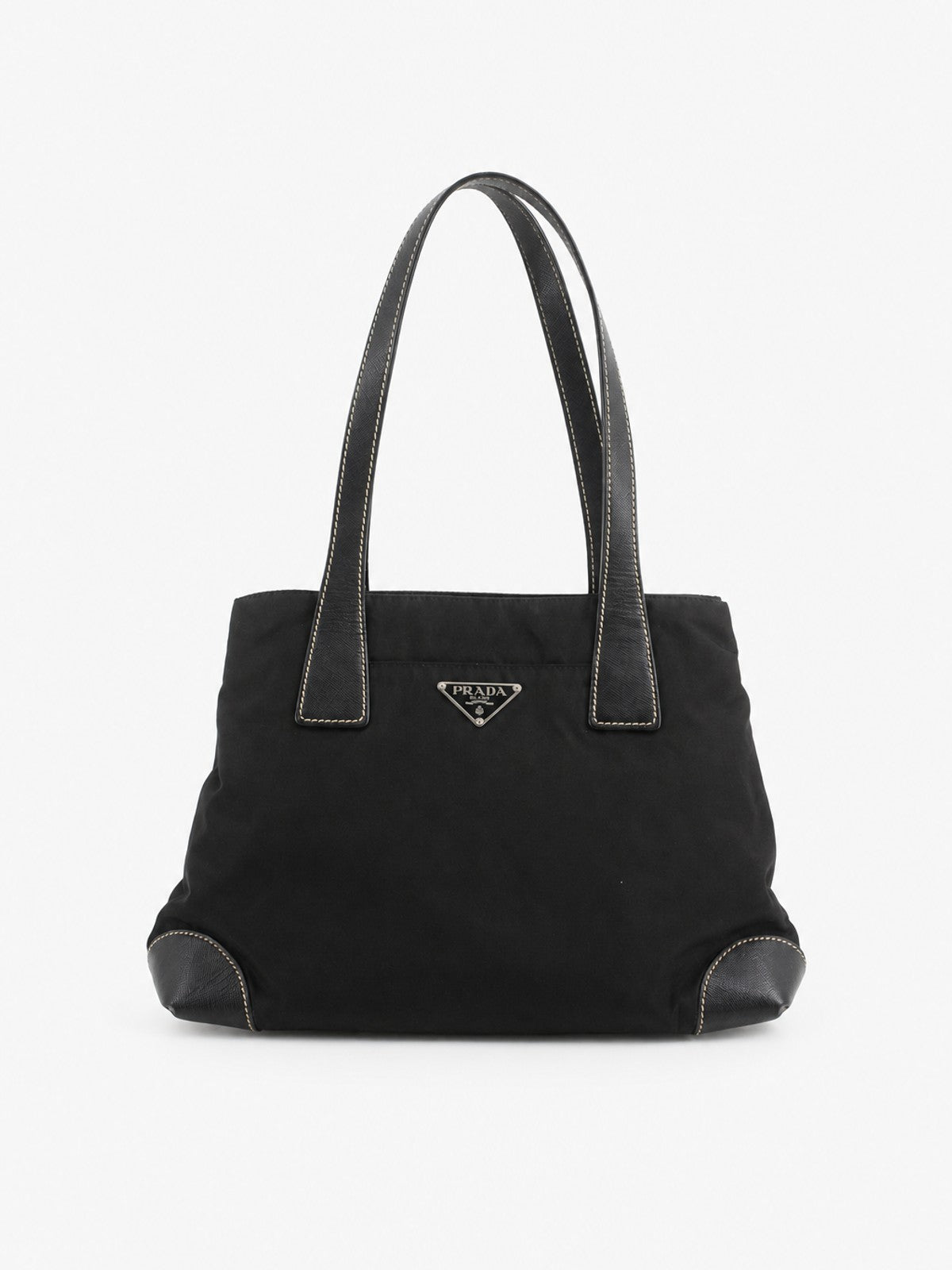 Prada Shoulder Bag Black Soft nylon