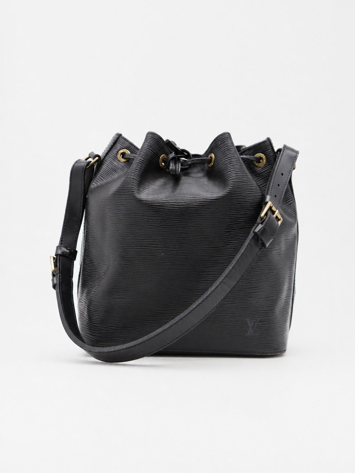 Louis Vuitton Petit Noé Black Epi leather