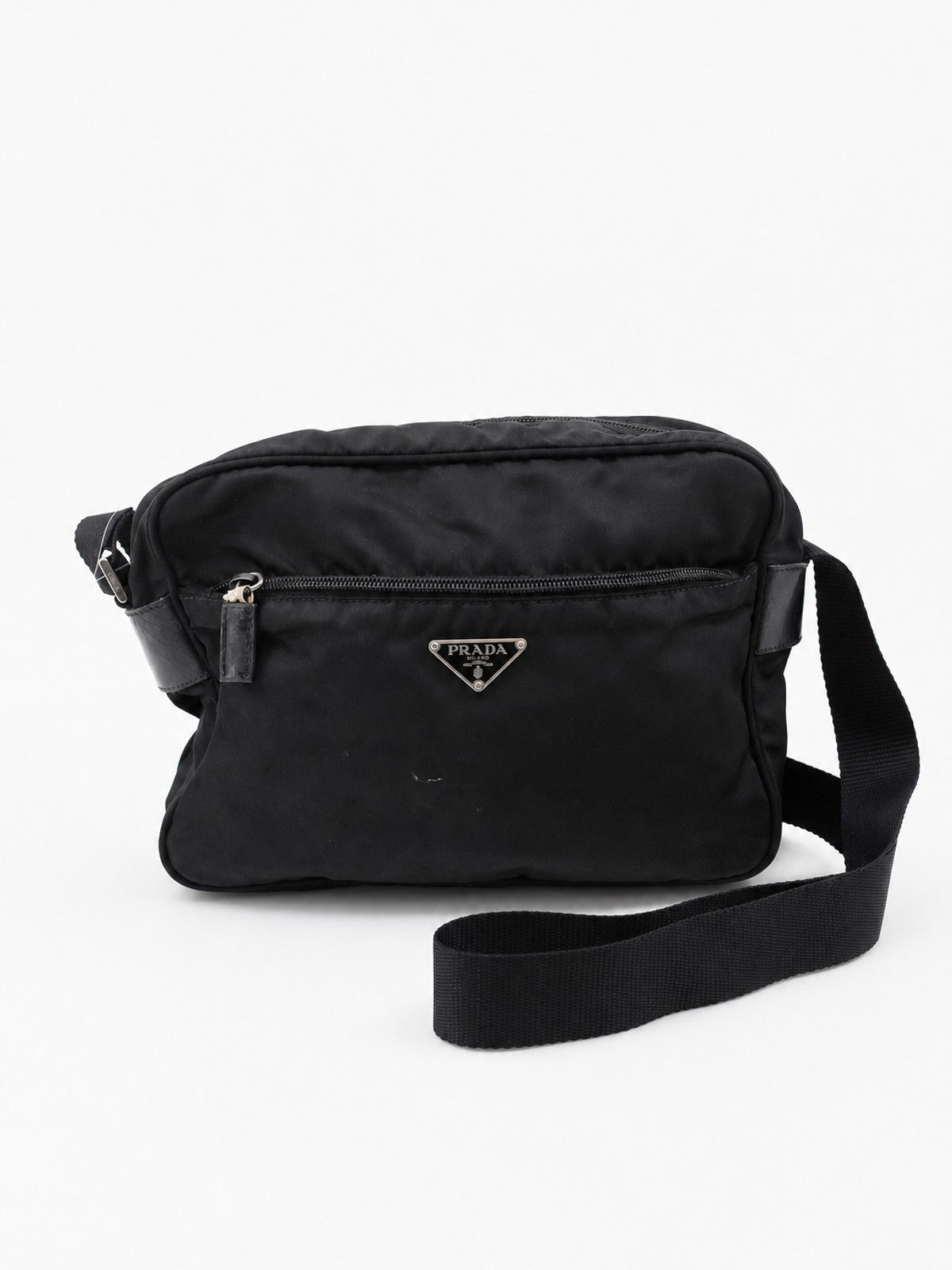 Prada Messenger Black Soft nylon