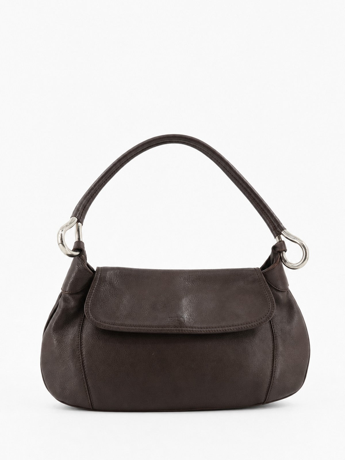 Prada Shoulder Bag Brown Leather