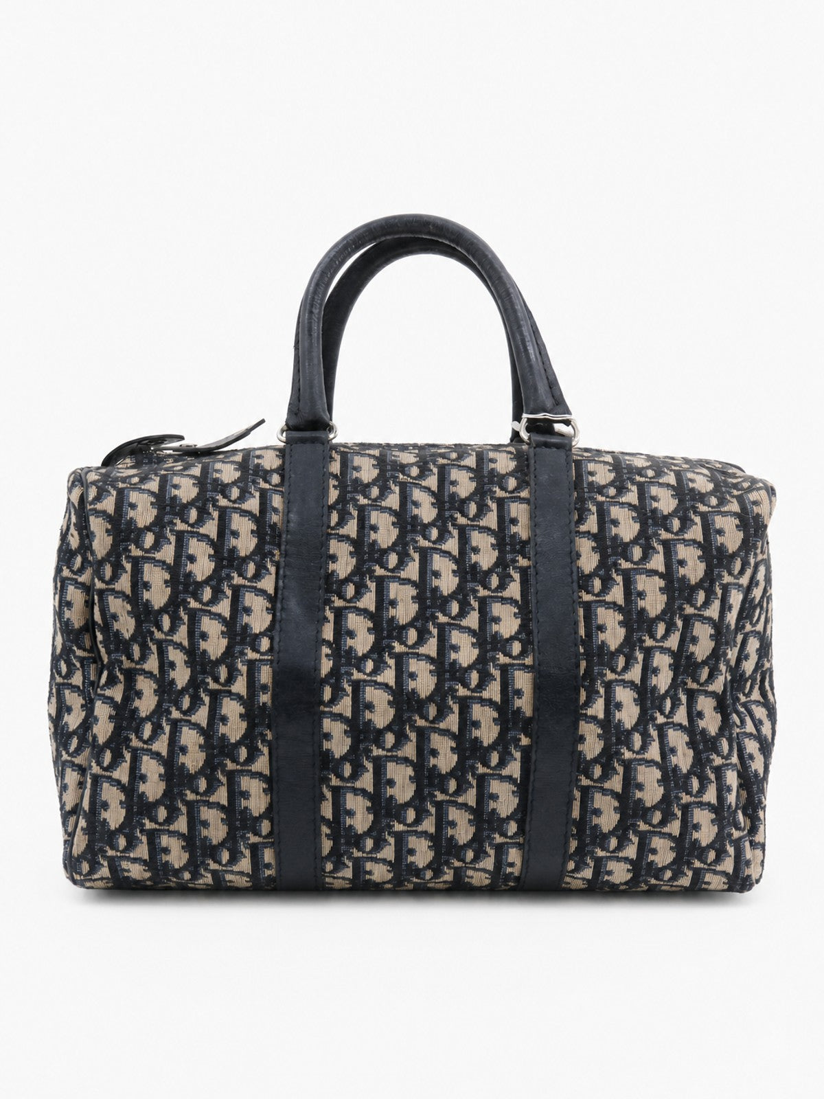 Christian Dior Boston 30 Blue Canvas