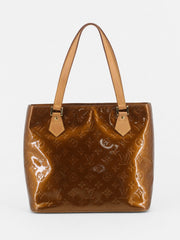 Louis Vuitton Houston Brown Vernis leather