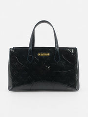 Louis Vuitton Wilshire PM Green Vernis leather